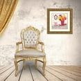 thumbnail image 3 of Art Atelier Alliance 20x20 Gold Ornate Wood Framed with Double Matting Museum Art Print Titled - Parisian In Pink 1, 3 of 4