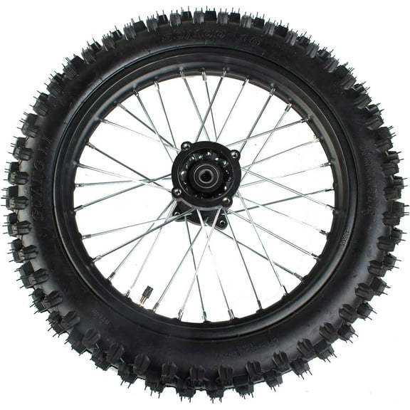 X-PRO 16" Rear Wheel Rim Tire 3.0-14 with 15mm Bearing Assembly for Dirt Bikes