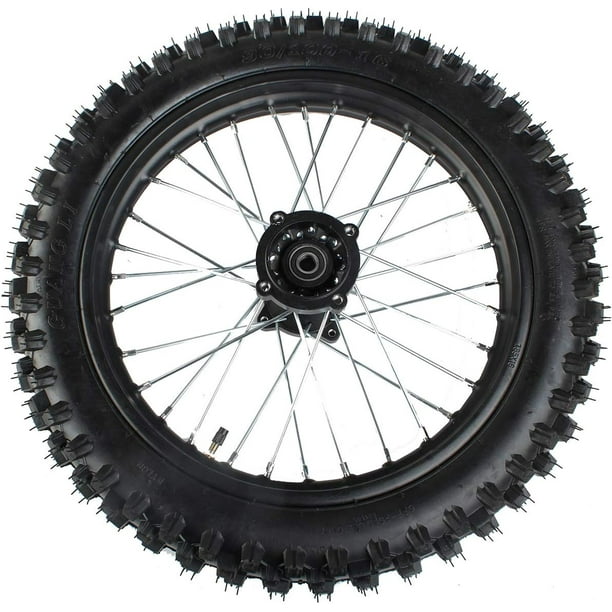 XPRO 16" Rear Wheel Rim Tire 3.014 with 15mm Bearing Assembly for Dirt Bikes