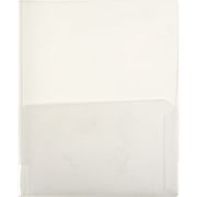 Lion Clear-Line 2-Pocket Plastic Folder, Clear, Pack of 4 (91120-CR-4P)