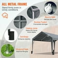 thumbnail image 4 of VEVOR Carport Car Canopy Garage Shelter Tent 10x20ft with 8 Poles for Auto Boats, 4 of 9