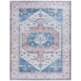 thumbnail image 3 of SAFAVIEH Tucson Tanja Traditional Machine Washable Area Rug, 9' x 12', Beige/Blue, 3 of 14