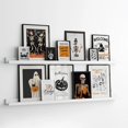 thumbnail image 2 of Póster de fantasma escalofriante de galería de Halloween, impresión artística de esqueleto potable, pintura en lienzo de calabaza aterradora, imagen de pared, decoración de sala de estar, 2 of 4