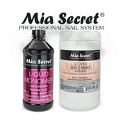 Mia Secret Liquid Monomer 16 oz & Cover Natural 1.5 lb