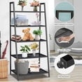 thumbnail image 4 of Estantería De Almacenamiento De Hogar De 5 Niveles Estantería De Libros De Metal Altura De 150 CM Moderno Estante Librero Bookshelf para Dormitorio Oficina Sala De Estar Decoración (Negro), 4 of 7