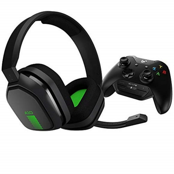 ASTRO Gaming A10 Gaming Headset + MixAmp M60 - Green/Black - Xbox One (Renewed)