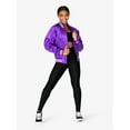 thumbnail image 5 of Womens Satin Dance Team Bomber Jacket, 5 of 14