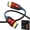 Red, variant on 33Ft Fiber Optic HDMI Cables 8K 48Gbps, [UPGATED] Metal Armor Jacket, Ultra High Speed HDMI 2.1 Cable, 8K@60Hz 4K@120Hz, Compatible for Playstation 5 PC HDTV, Male-to-Male Black+ Red