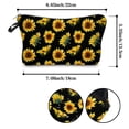 thumbnail image 2 of Neceser de mujer, neceser impermeable de girasol, neceser de gran capacidad, regalo de accesorios de viaje Fason HMHZ1249, 2 of 6