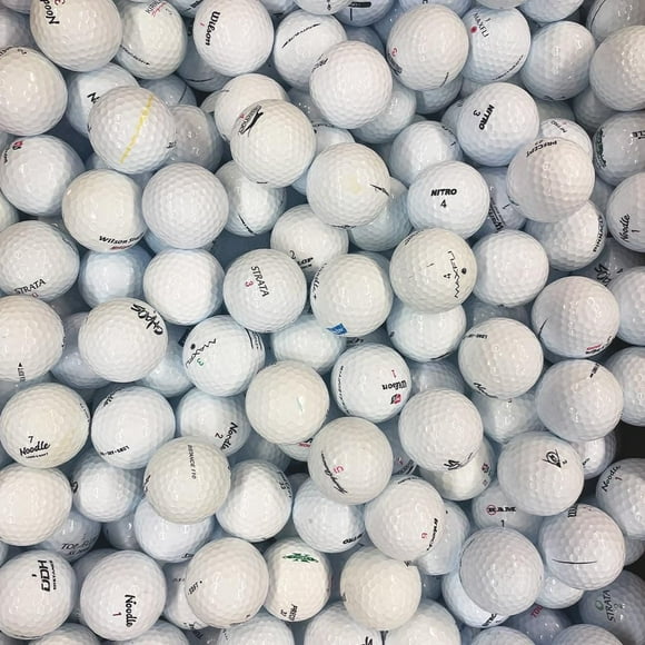 Mulligan - 50 Mix AAA Recycled Used Golf Balls, White