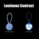 thumbnail image 1 of Linterna para mochila Jadeshay Luz LED de silicona 2 luces LED Color rojo azul verde Tamaño 19,5 cm, 1 of 9