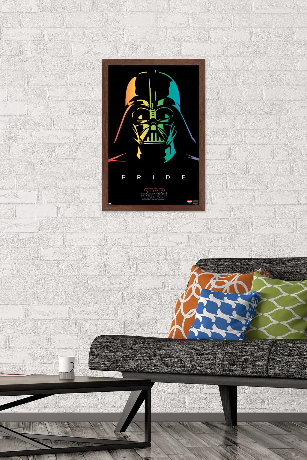 Star Wars: Saga - Darth Vader Pride Wall Poster, 14.725" x 22.375" Framed