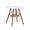 Walnut,White, variant on Round Dining Table MDF Solid Wood White Storage Basket 32 Inch for Kitchen Balcony
