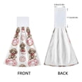 thumbnail image 3 of Dailycode Kitchen Wash Cloths with Hanging Loops Absorbent Absorbent Quick Drying Hand Towels, 2 Pack, Puppies Bow Donut, 3 of 7