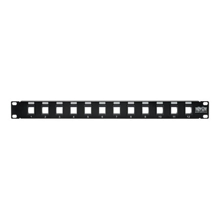 UPC: 0037332193551 | Tripp Lite N062 012 Kj 12 Port 1u Rack Mount Unshielded Blank Keystone/multimedia Patch Panel Rj45 Ethernet Usb Hdmi Cat5e/6