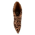 thumbnail image 4 of JOURNEE COLLECTION Womens Beige Leopard Print Comfort Jo Pointed Toe Kitten Heel Slip On Slouch Boot 7.5 M, 4 of 7