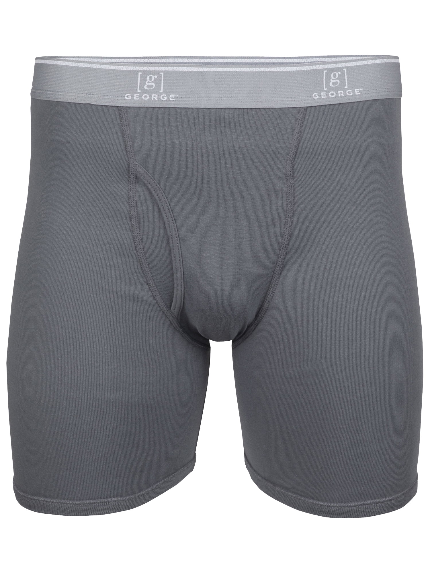 George Men's Regular Leg Boxer Briefs, 4-Pack, Sizes S- XL