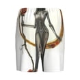 thumbnail image 2 of Lsque Gothic Skeleton With Roses Mens Sleep Pajama Shorts,Short Pajama Pants, Cotton Ultra-Soft Knit-XX-Large, 2 of 9