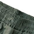 thumbnail image 6 of Men Wide Leg Cargo Pants Durable Twill Relaxed Fit Drawstring Outdoor Travel Trousers S-XL, 6 of 8