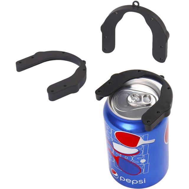 Abrelatas manual en topless, abrelatas de cerveza de mano Abrelatas de cerveza fáciles de seguridad de bordes suaves para bar Cocina Camping Fiesta Picnic, paquete de 2 Fokelyi LRWJ895-1