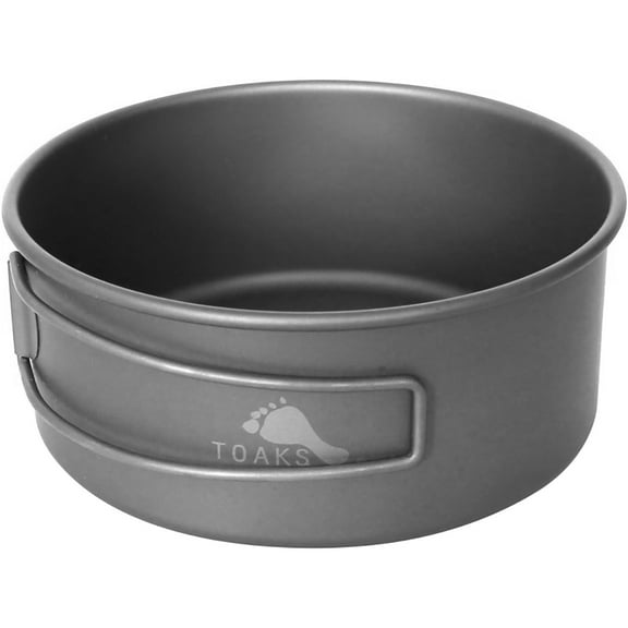 TOAKS Titanium 550ml Outdoor Camping Cooking Bowl - D118mm
