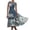 Blue, variant on QIPOPIQ Women Summer Dresses Casual Sleeveless Maxi Dresses Cute Floral Long Dress Wedding Guest Dress Summer Clearance