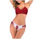 thumbnail image 1 of Bikini de moda para mujer con almohadilla en el pecho sin soporte de acero Correa sexy Traje de baño dividido Playa Conjunto de dos piezas Fridja  nalpqowj60266, 1 of 1