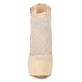 thumbnail image 4 of Qupid BC31 Women Suede Mesh Almond Toe Platform Stiletto Heel Bootie, 4 of 6