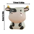 thumbnail image 2 of Darzheoy Cute Animal Ceramics Planter Small Succulent Pot Cartoon Shaped Plant Pot for Mini Plants Flower Cactus, Plants Not Included, 2 of 5