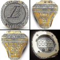 thumbnail image 4 of La Championship Replica Ring, Lakers Rings Set With Deluxe Wood Box, 4 of 5