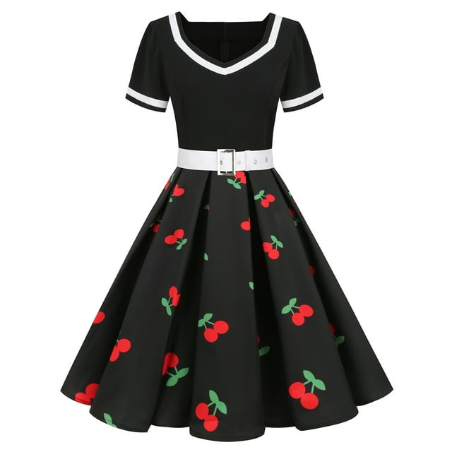 Moda mujer verano Retro Casual Pullover estampado Sexy sin mangas vestido largo Fridja hj1639