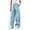Light Blue, variant on Women's Loose Sports Pants, Solid Color Casual For Spring & Summer, Breathable Athleisure Trousers For Yoga & Gym Black 2XL