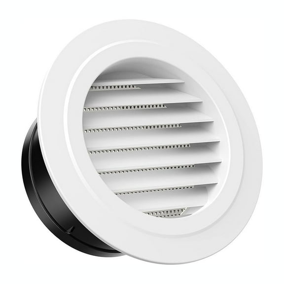Duct Vents Round Louvered Vents Interior Abs Grille Ventilation Wall Vent Covers 150mm