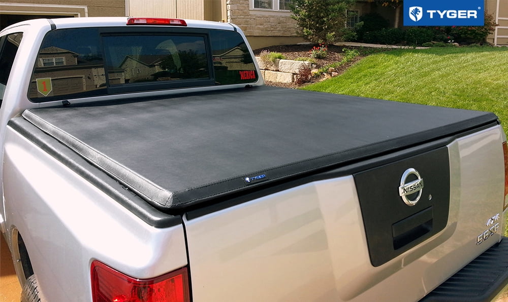 Fleetside 5.5 Bed Tyger Auto T3 Tri-Fold Truck Tonneau Cover TG-BC3N1026 Works with 2004-2015 Nissan Titan for Models with or Without The Utili-Track System