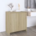 thumbnail image 1 of vidaXL Sideboard Sonoma Oak 70x41x75 cm Engineered Wood, 1 of 5