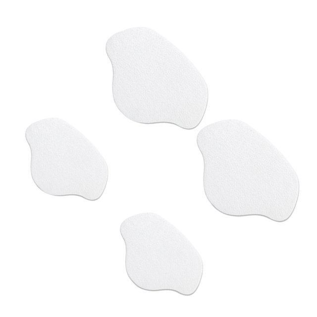 kurtrusly Adjustable Shoe Heel Pad Insoles for High Heels Customizable Heel Repair Stick white 1Set