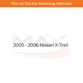 thumbnail image 2 of Max Advanced Brakes - Brake Kit for 2005 2006 Nissan X-Trail Front Replacement Geomet Coated Disc Brake Rotors and Ceramic Brake Pads, 2 of 9