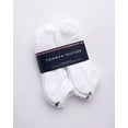 thumbnail image 2 of Men's Tommy Hilfiger 201NS10 Solid Athletic No Show Sock - 6 Pack (White O/S), 2 of 6