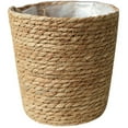 thumbnail image 1 of Canasta de flores tejida a mano planta de paja tejida maceta de planta tejida de interior macizo de flores decorativas, 1 of 6