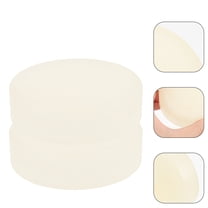 LEORX 2Pcs Hockey Pucks Outdoor PVC Beige for Backyard and Travel