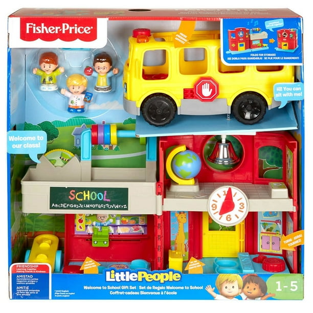 Fisher Price Little People Welcome To School Gift Set Walmart Com Walmart Com