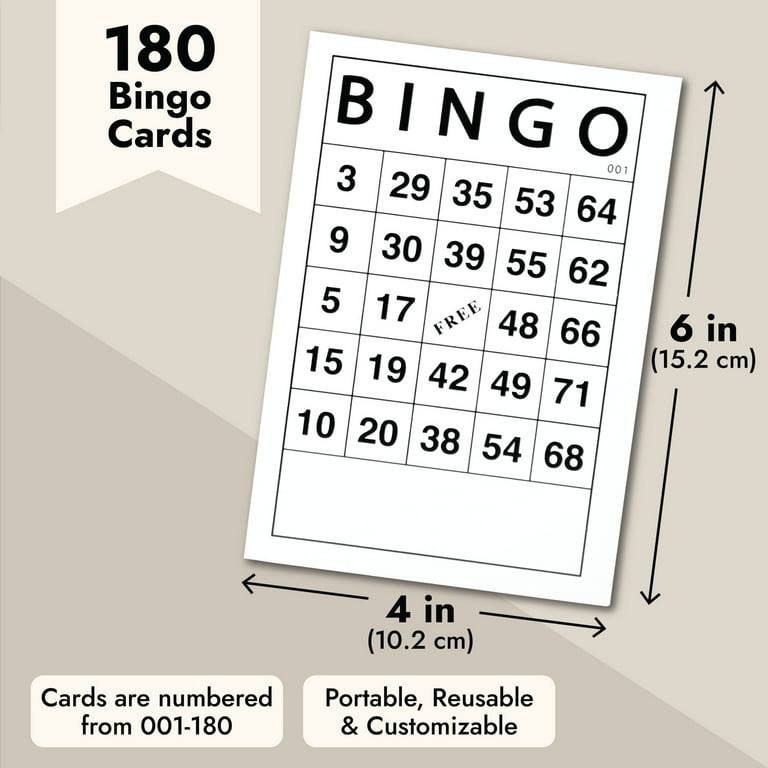 walmart-180-sheets-reusable-bingo-cards-for-adults-number-game-set-for-large-groups-playing-print-4x6-in-walmart-com for Free Printable Bingo Games For Adults Walmart 180 Sheets Reusable Bingo Cards for Adults, Number Game Set for Large Groups, Playing Print (4x6 in) - Walmart.com for Free Printable Bingo Games For Adults