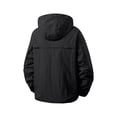 thumbnail image 4 of OIOLOYJM Men's Casual Jackets Oversized Lightweight Windbreaker Hooded Coat Summer Fashion Breathable Outdoor Jogging Coats with Zipper Pockets Black 3XL, 4 of 4