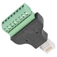 thumbnail image 4 of Red RG-45 Ethernet 8P8C Macho a terminal Convertidor de conector de adaptador digital de 8 pines ANGGREK Otros, 4 of 8