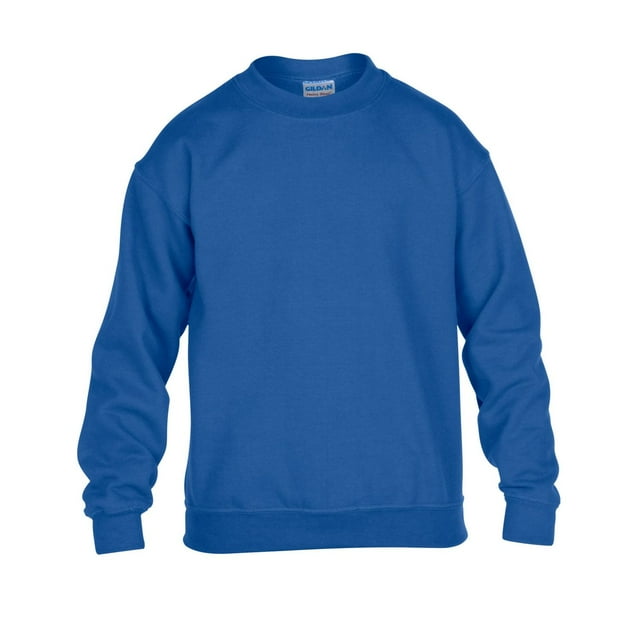 Gildan Chandail Molletonné à Col Ras du Cou pour Garçons/filles, Mélange Épais