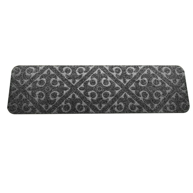 Birdeem Marches d'Escalier en Tapis Antidérapantes 8 X 30 Po Tapis Non Glissant Résistant au Glissement Coureur Intérieur pour Enfants Aînés et Animal de Compagnie avec Adhésif Réutilisable