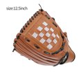 thumbnail image 4 of Soidarity Béisbol PU Guante de cuero Deportes al aire libre Béisbol Softbol Práctica Entrenamiento Guante Deportes Equipo Béisbol marrón 12.5 pulgadas Soidarity OD000036-05B, 4 of 6