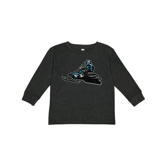 Inktastic Snowmobile Ideas Boys or Girls Long Sleeve Toddler T-Shirt
