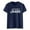 Navy, variant on Women's Clothing Summer Tops Casual Printed Short Sleeve Round-Neck Blouse T-Shirts Top
