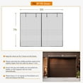 thumbnail image 2 of LOOBANI Garage Screen Door 9 x 7 Ft: Heavy Duty Magnetic Closure Mesh Garage Door Screen for 1 Car Garage, Retractable Roll Up Screen Door for Patio, Hand-Free, Easy Install, 2 of 4